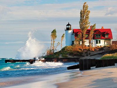 Lake Michigan lighthouse